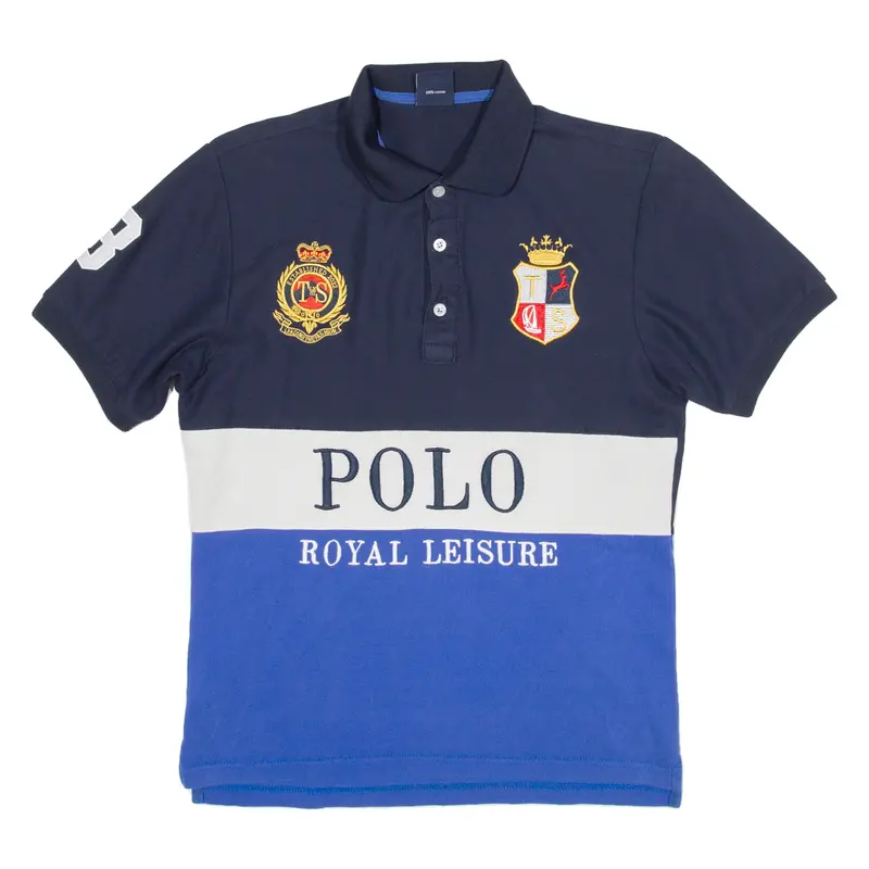 Tusuo Royal Leisure Mens Polo Shirt Blue S 1
