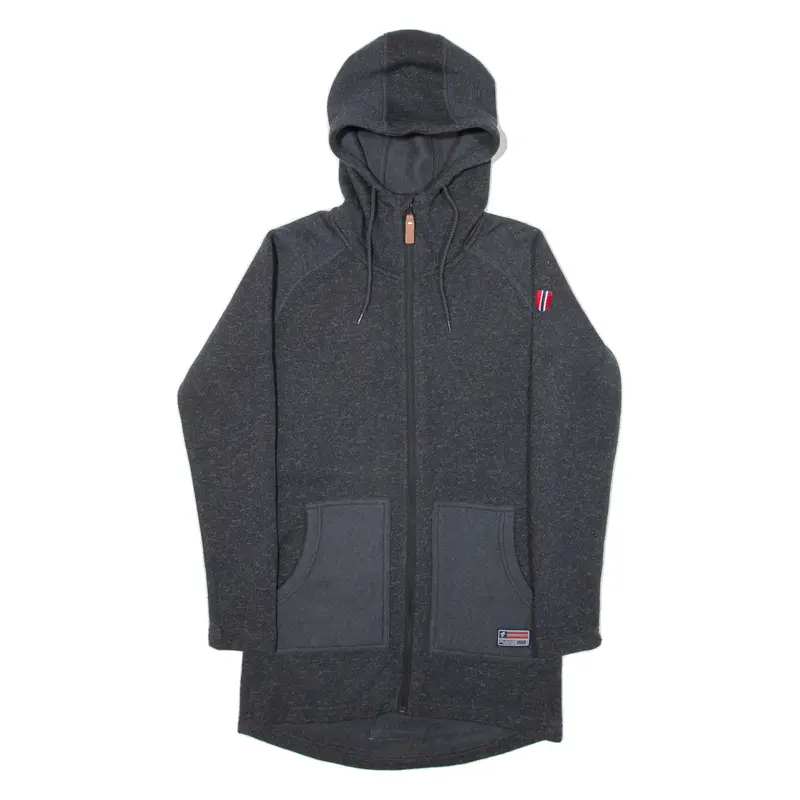 Twentyfour Womens Grey Hoodie Full Zip S 1