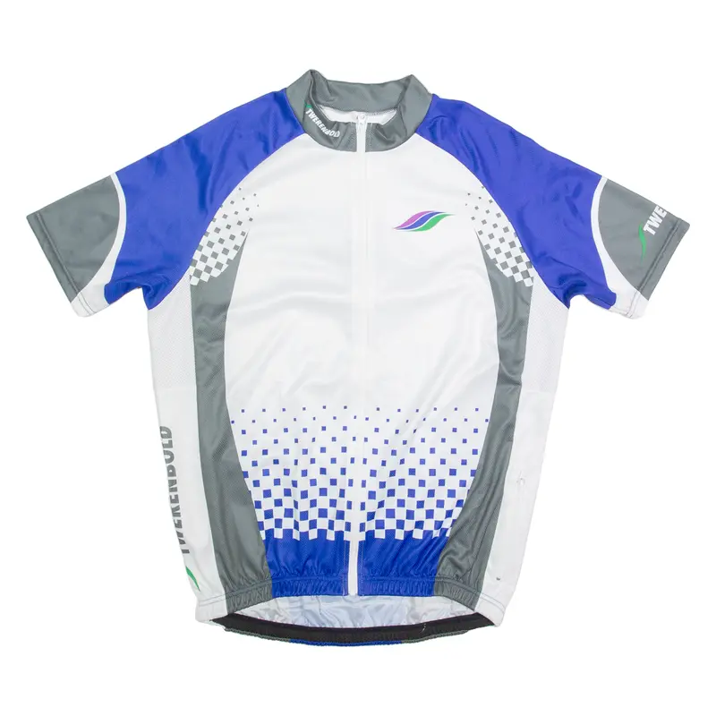 Twerenbold Cycling Zip Up Mens Jersey White High Neck L 1