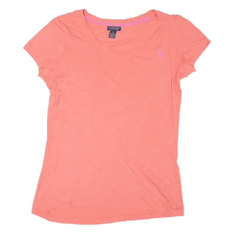 U.S. Polo Assn Womens T-Shirt Pink S 1