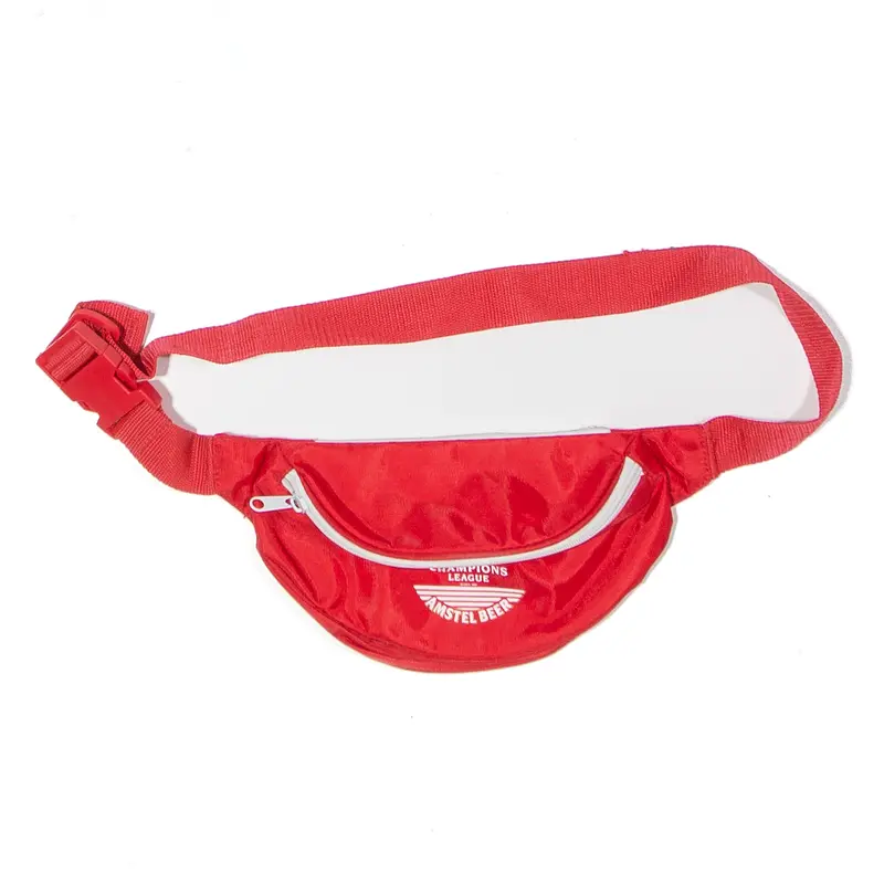 Uefa Champions League Amstel Beer Bum Bag Red Canvas Mens 1