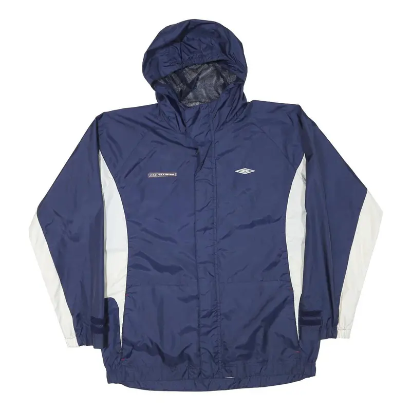 Umbro Mens Navy & White Pro Training Zip Jacket Xl Polyester Blend Sportswear 1