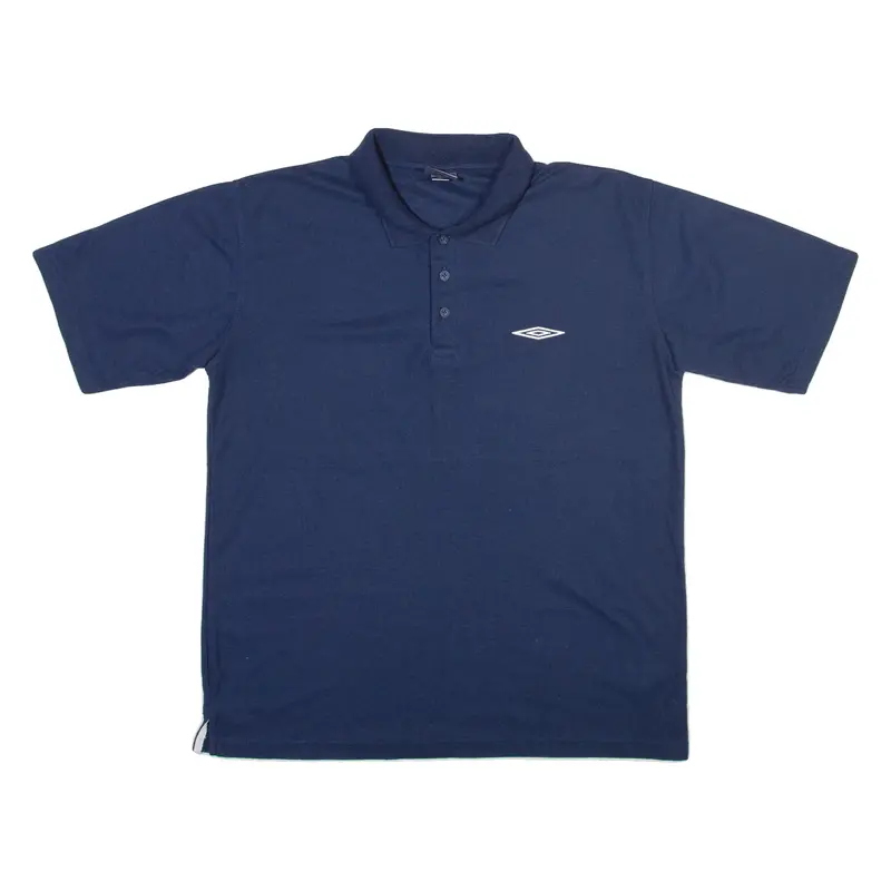 Umbro Mens Polo Shirt Blue L 1