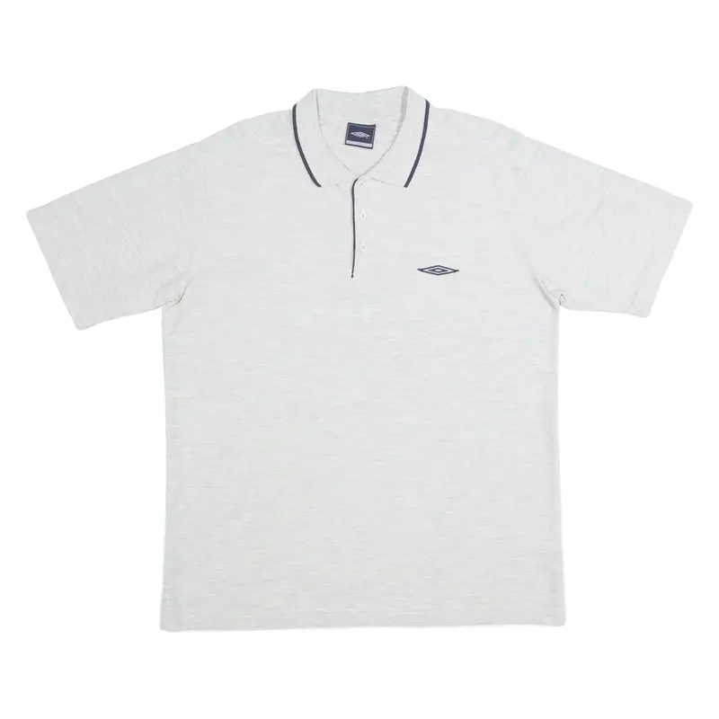 Umbro Mens Polo Shirt Grey L 1