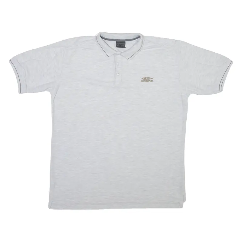 Umbro Mens Polo Shirt Grey L 1