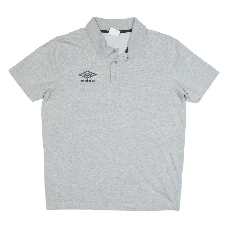 Umbro Mens Polo Shirt Grey M 1