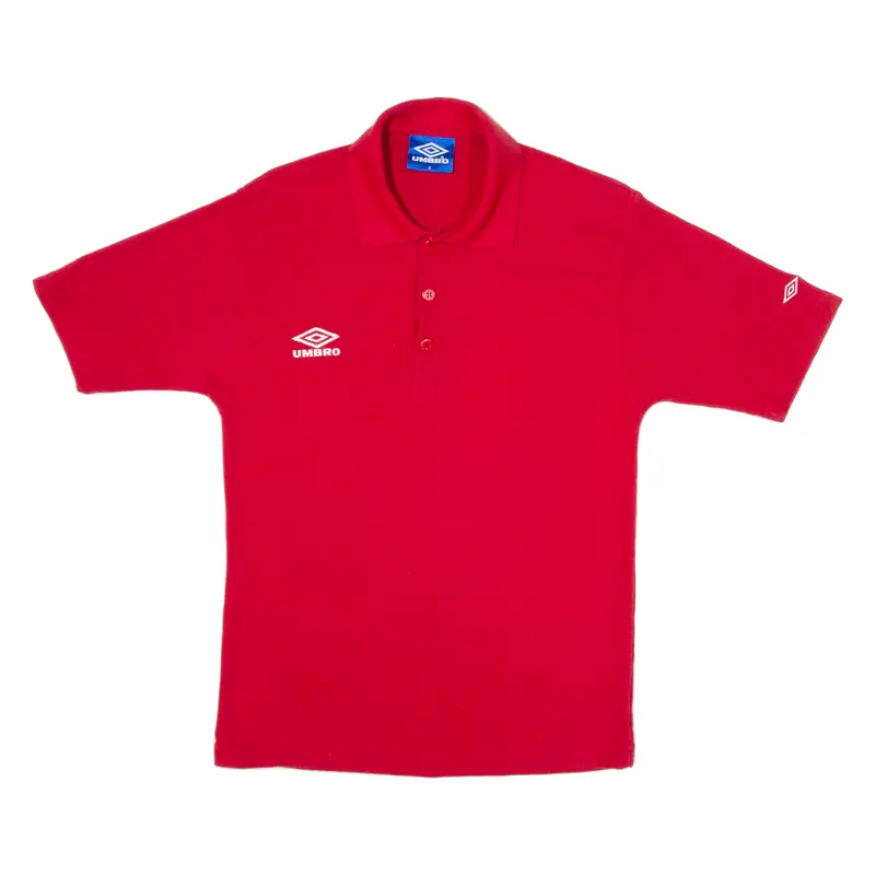 Umbro Mens Polo Shirt Red S 1