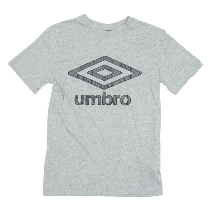 Umbro Mens T-Shirt Grey Crew Neck S 1