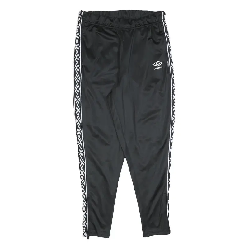 Umbro Womens Joggers Black & White Xl W32 L28 Sportswear Slim Tapered Fit Sports 1
