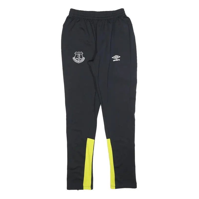 Umbro Womens Joggers Black & Yellow Regular Tapered M W26 L30 Football Training 1