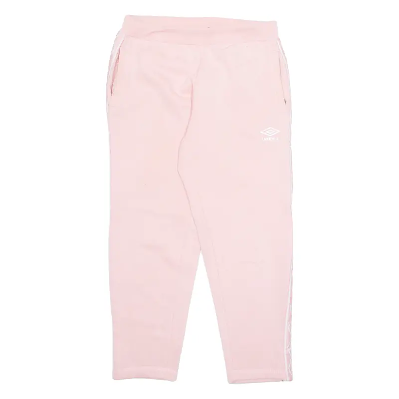 Umbro Womens Joggers Pink Tapered S W26 L23 1