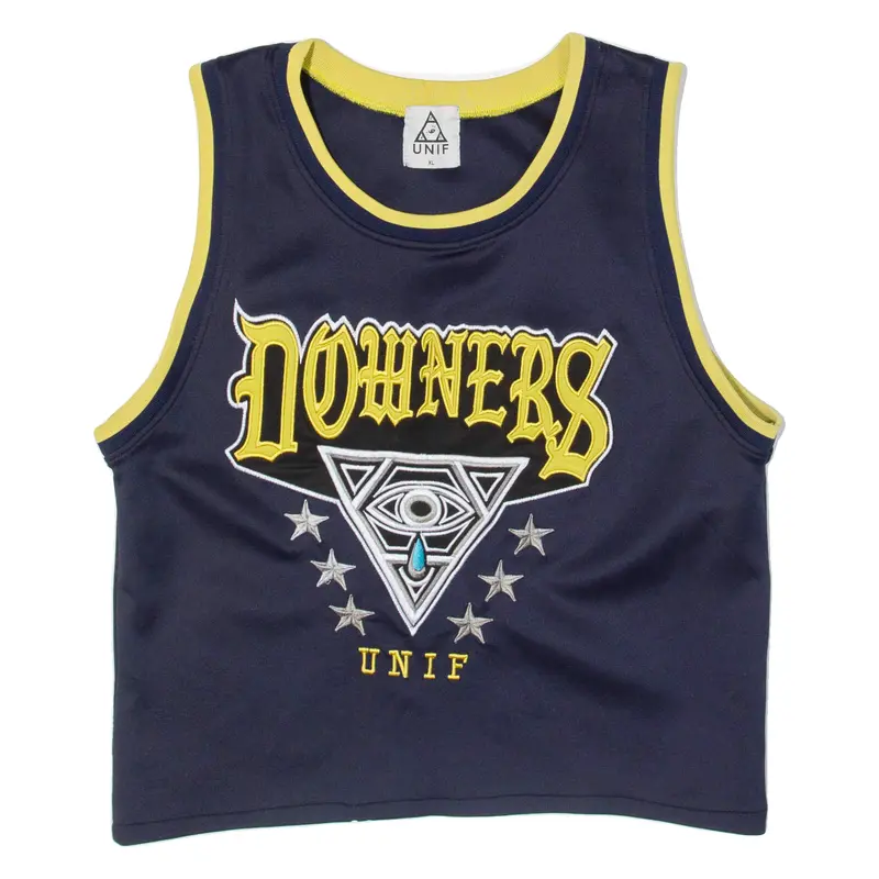 Unif Mens Vest Blue Sleeveless Usa Xl 1