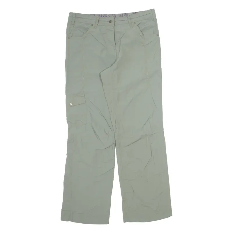 Urban Active Outdoor Womens Trousers Green Regular Wide-Leg W34 L31 1