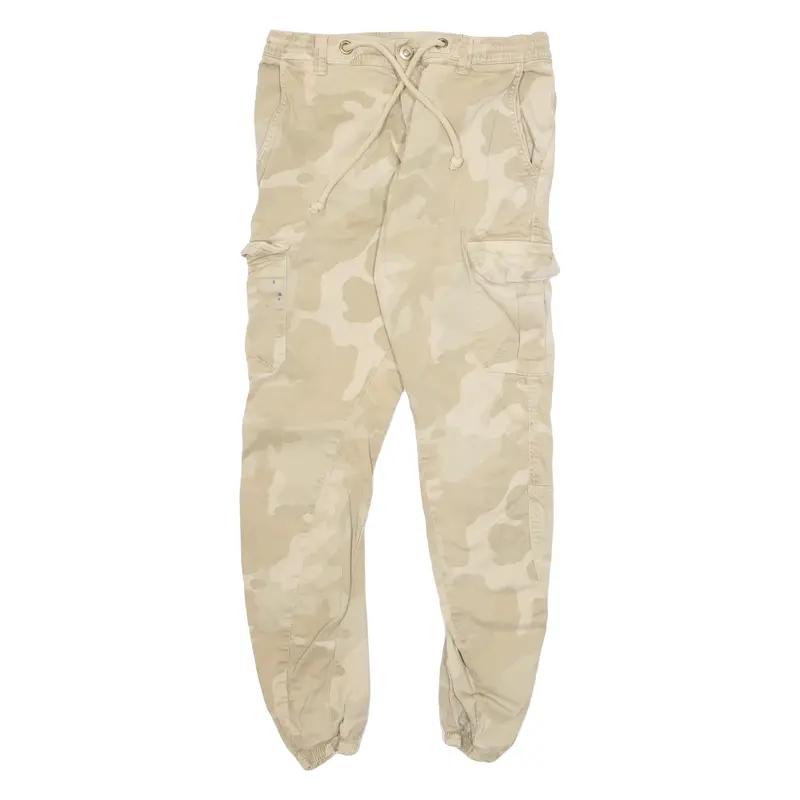 Urban Classics Camo Mens Trousers Beige Regular Tapered W28 L26 1