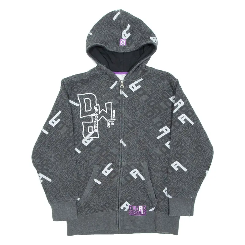 Urban Strength Mens Grey Hoodie Full Zip M 1