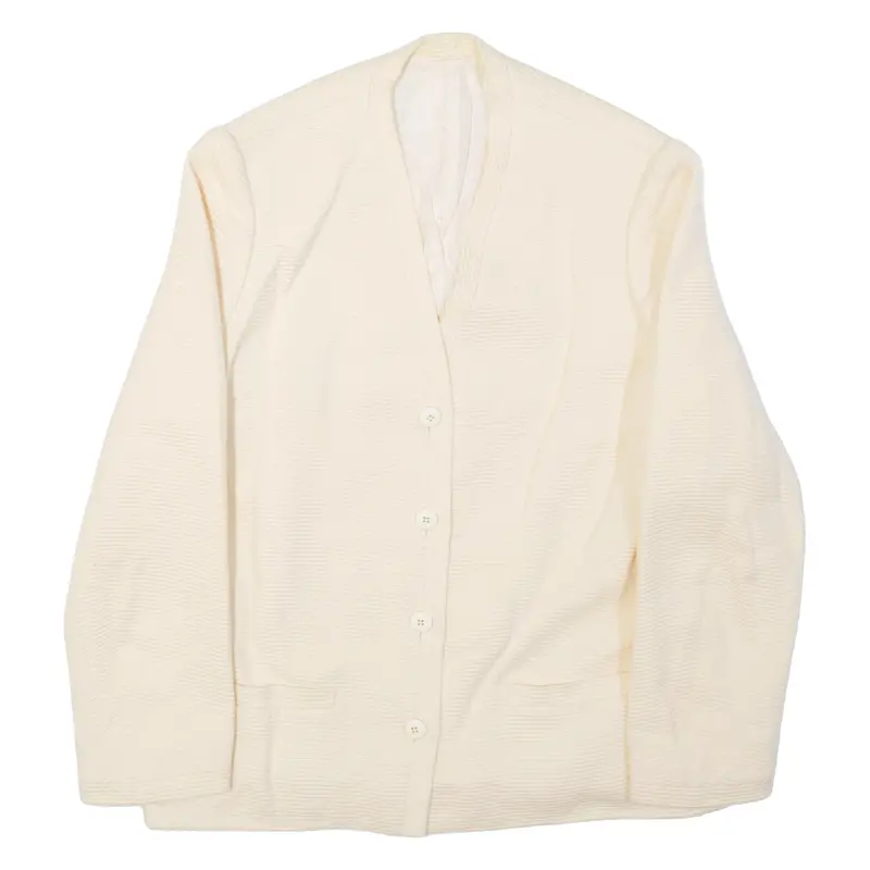 Valentino Womens Blazer Jacket Cream M 1