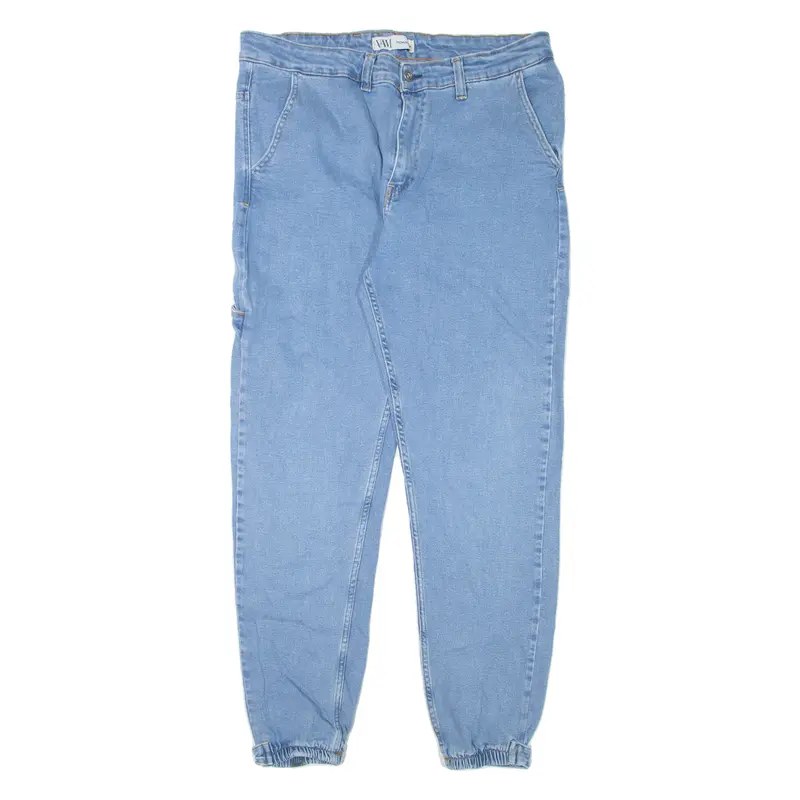 Vam Carpenter Mens Jeans Blue Slim Tapered W35 L30 1