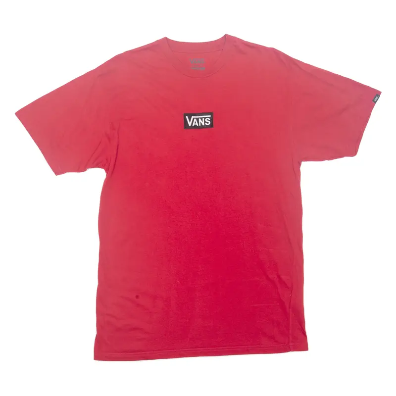 Vans Classic Fit Mens T-Shirt Red M 1