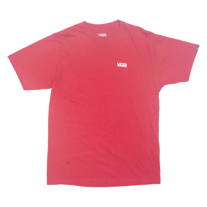 Vans Classic Fit Mens T-Shirt Red M 1