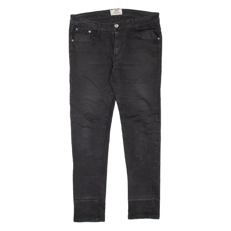 Vans Mens Jeans Black Regular Skinny W34 L30 1