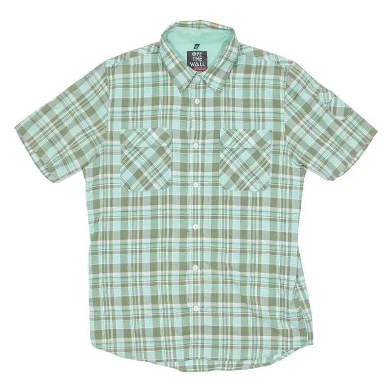 Vans Mens Shirt Green Check M 1