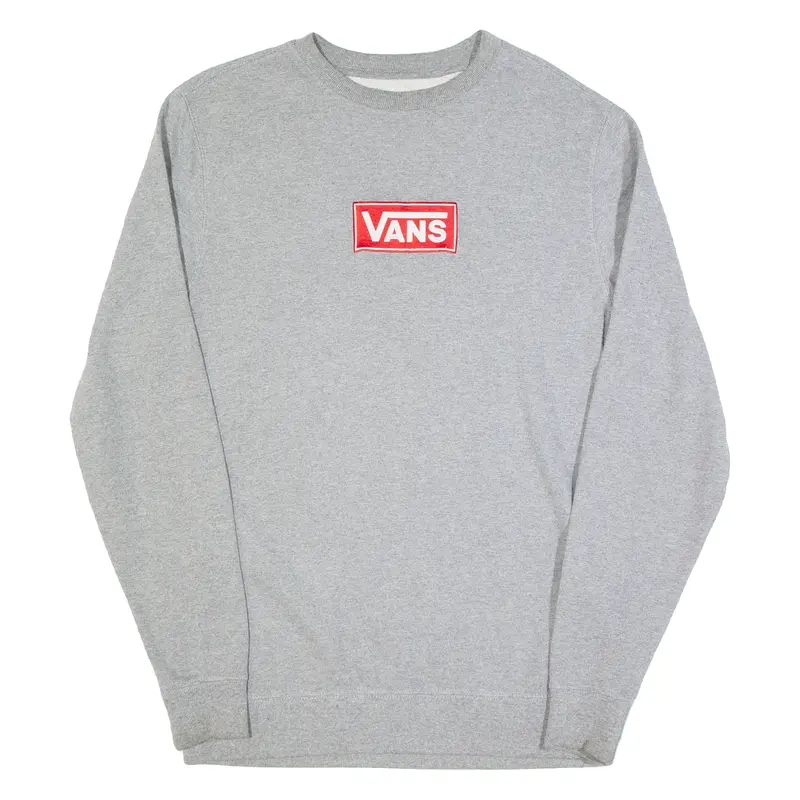 Vans Mens Sweatshirt Grey S 1