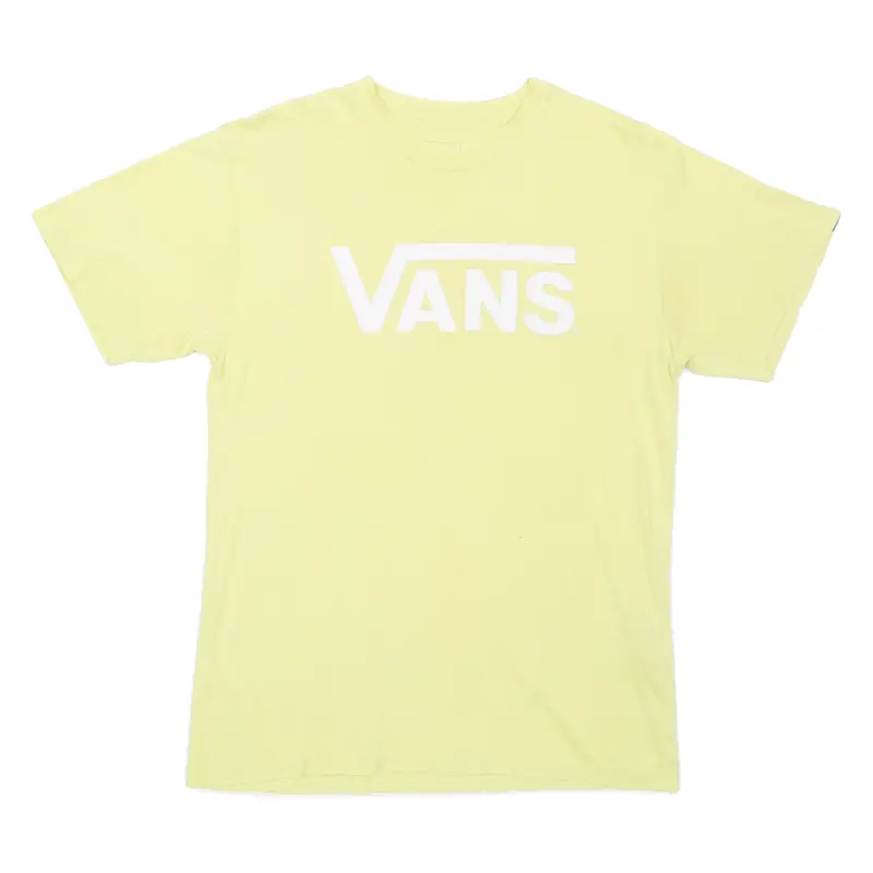 Vans Mens T-Shirt Yellow S 1