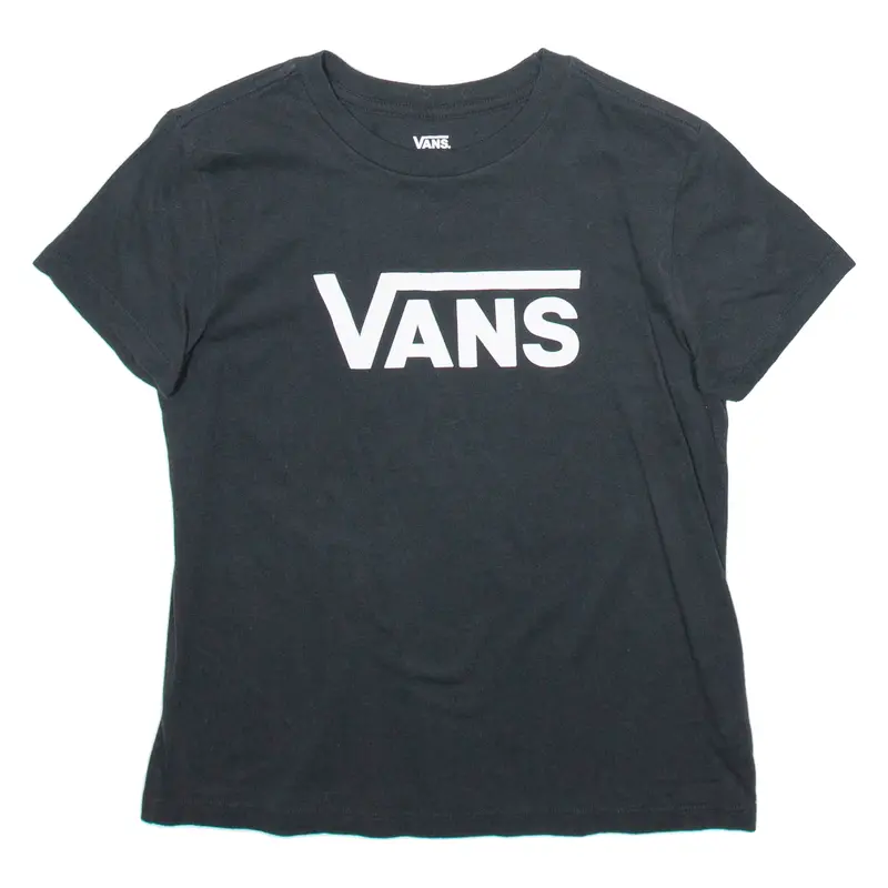 Vans Womens T-Shirt Black S 1