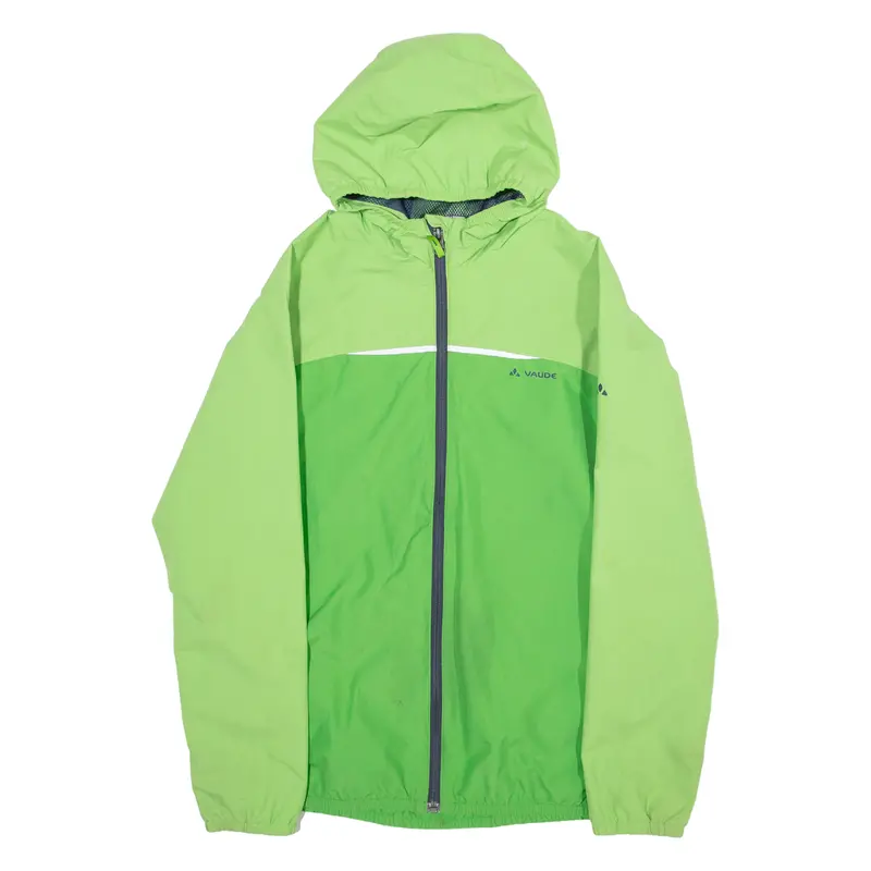 Vaude Mesh Lined Mens Jacket Green Hooded S 1