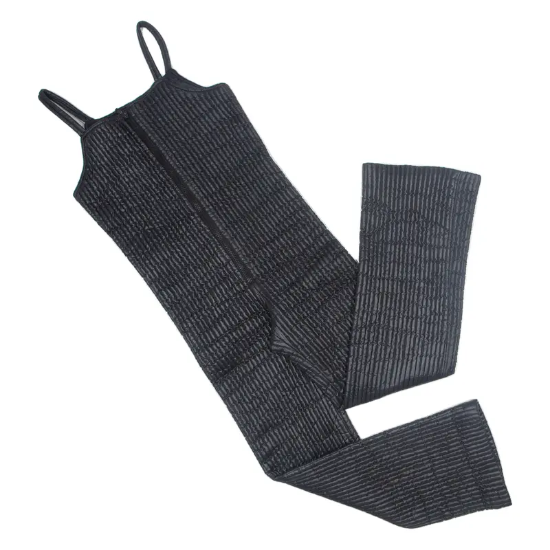 Vdev Ribbed Insulated Womens Overalls Black Relaxed 90S M W30 L30 1
