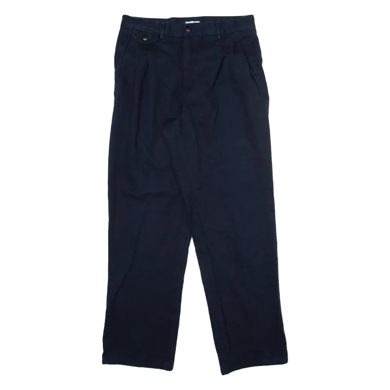 Vecchia Maniera Womens Trousers Blue Regular Straight W28 L29 1