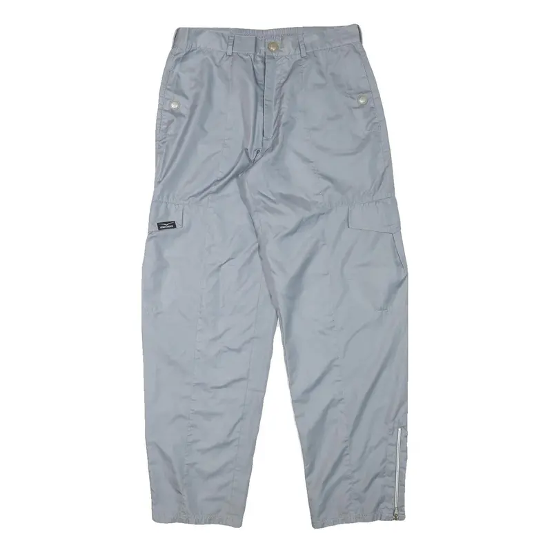 Venice Beach Mens Polyester Blend Grey Relaxed Tapered Trousers W30 L31 Casual 1