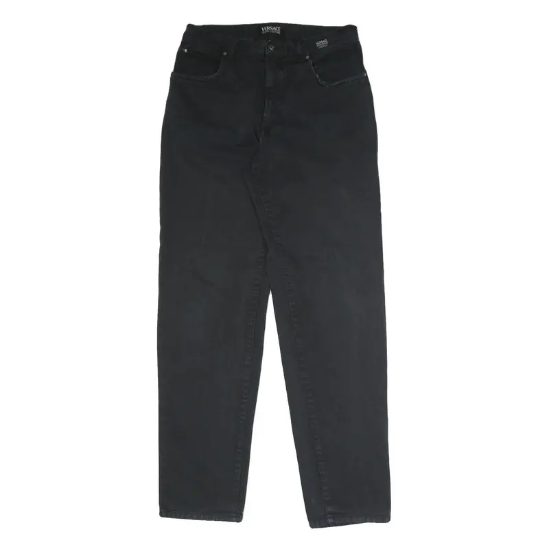 Versace Jeans Couture Mens Black Regular Straight Denim Medium W32 L35 Cotton 1