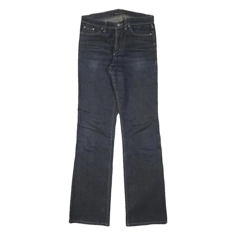 Versace Jeans Couture Womens Jeans Blue Regular Straight Denim Medium W28 L32 1