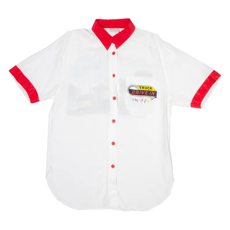 Verse Truck Drive In Womens Shirt White S 1