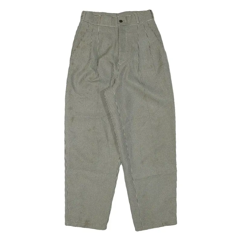 Vhf Mens Wool Blend Black & White Relaxed Straight Trousers W26 L27 Classic 1