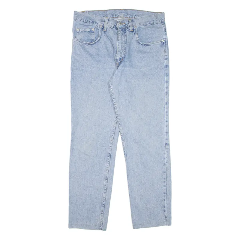 Wallees Mens Jeans Blue Slim Tapered 90S W33 L27 1