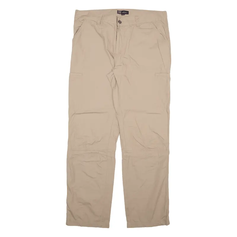 Watson's Detachable Legs Mens Trousers Beige Relaxed Straight W36 L33 1