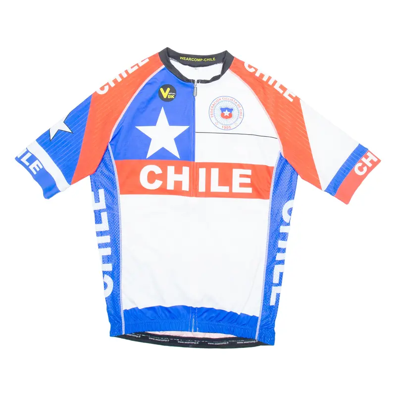 Wear Comp Full Zip Cycling Mens Jersey White Xl 1