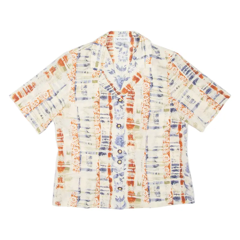 Weinberg Mens Shirt Cream Floral S 1