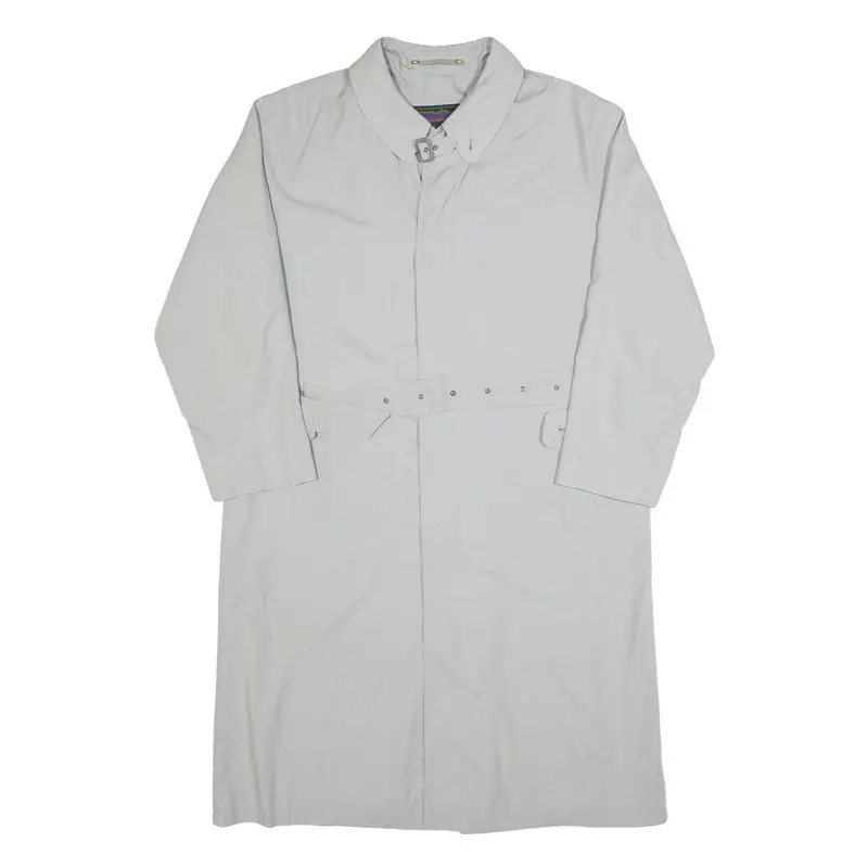 Westbury Mens White Classic Long Sleeve Button Cotton Blend Jacket L Plain 1