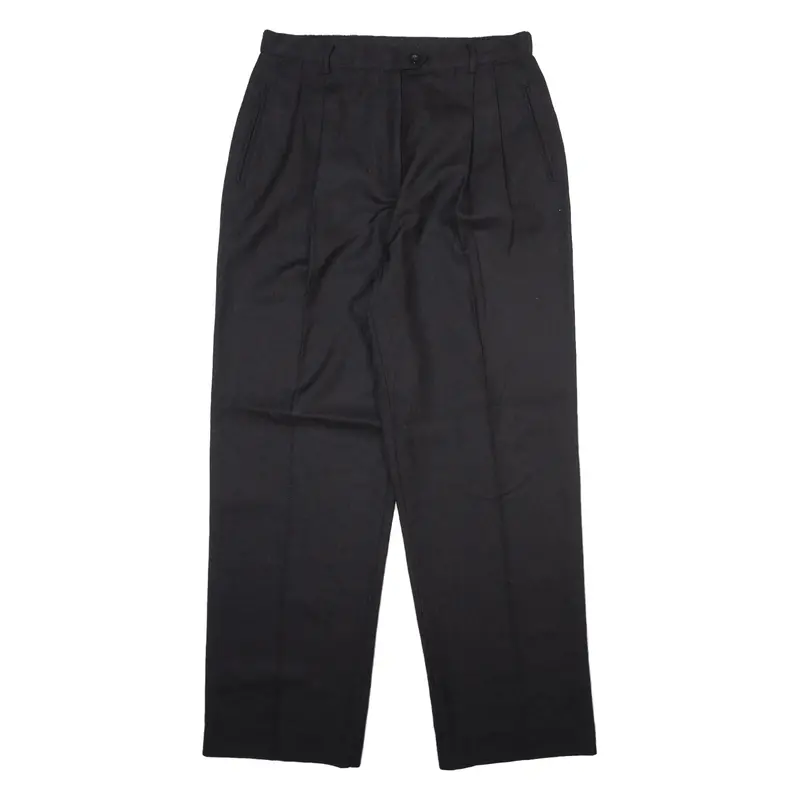 White Stag Womens Trousers Black Relaxed Straight W30 L28 1