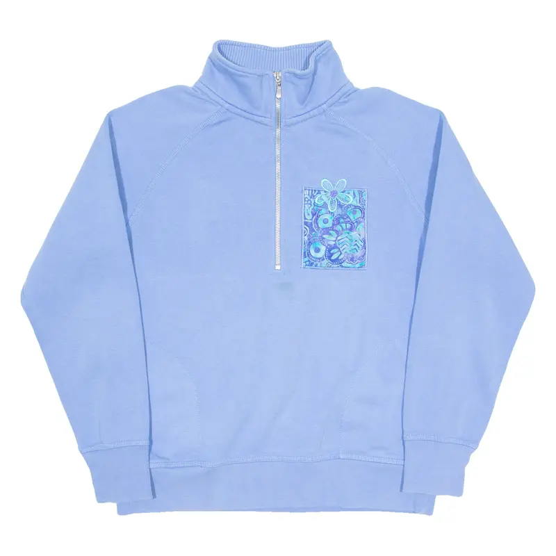 Wild Palms Womens Sweatshirt Blue M 1