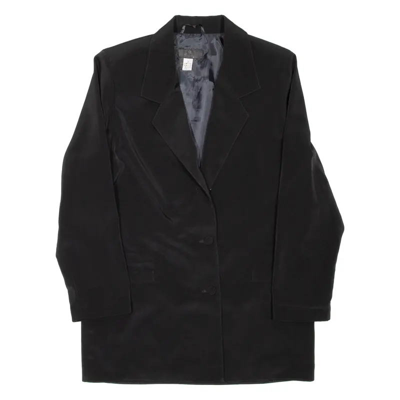 Womens Blazer Coat Black Uk 12 1