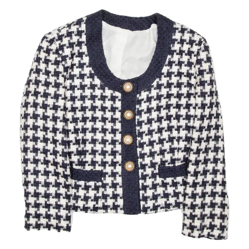 Womens Blazer Coat Blue S 1
