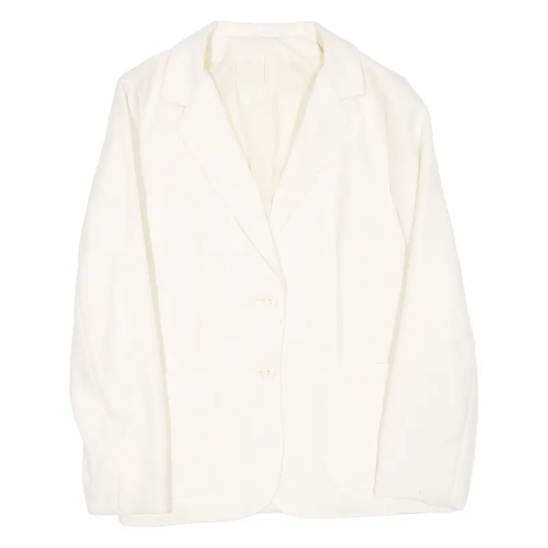 Womens Blazer Coat Cream S 1