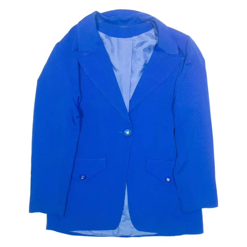 Womens Blazer Jacket Blue L 1