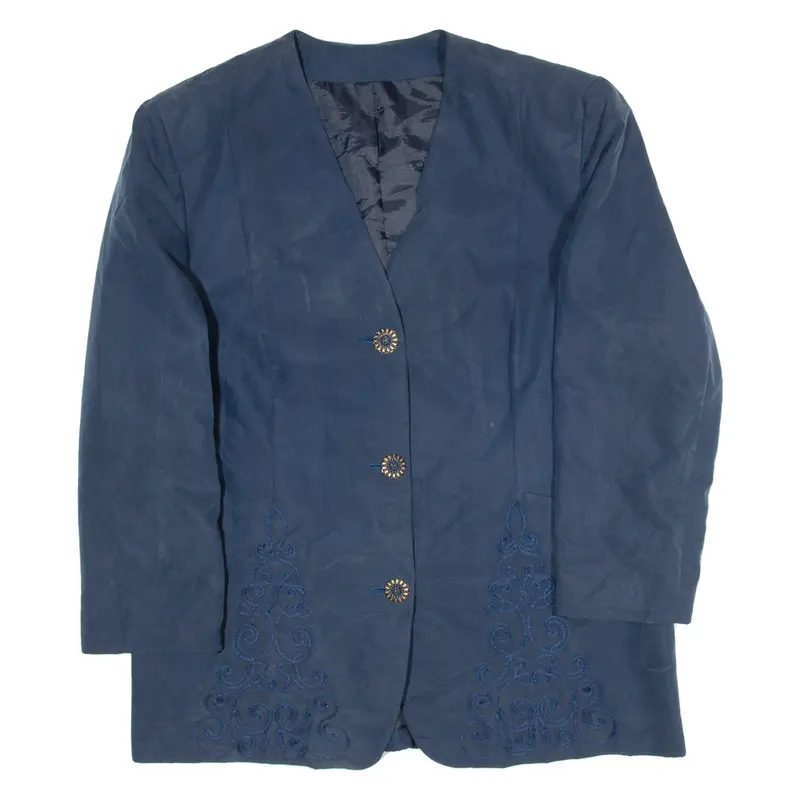Womens Blazer Jacket Blue S 1