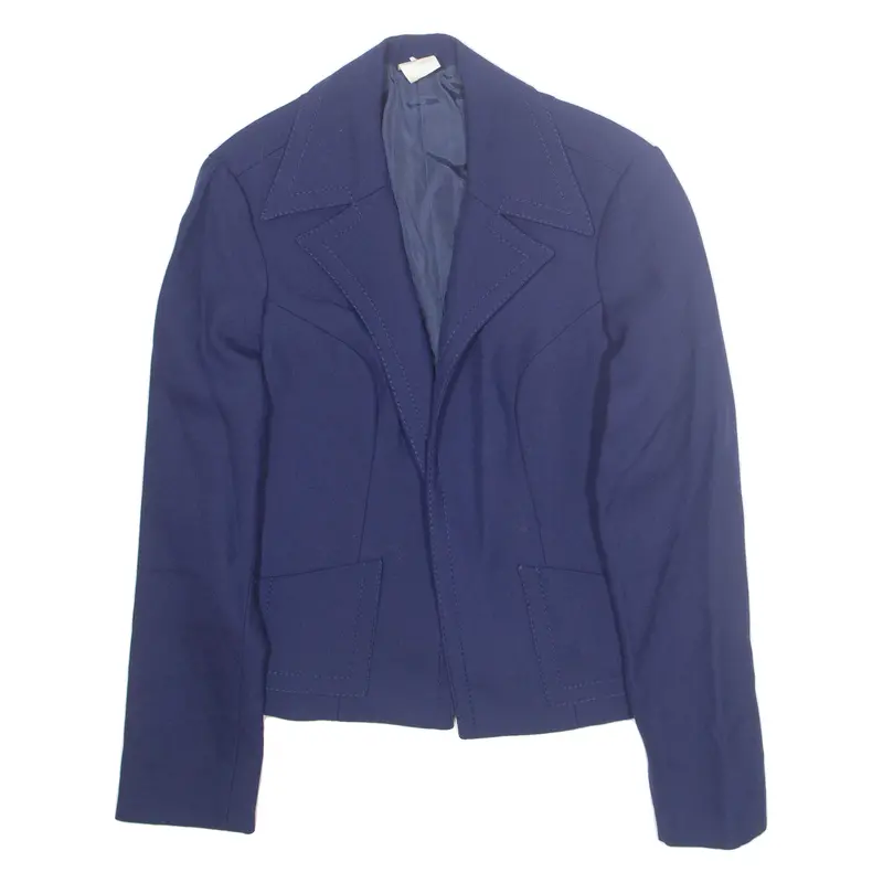 Womens Blazer Jacket Blue S 1