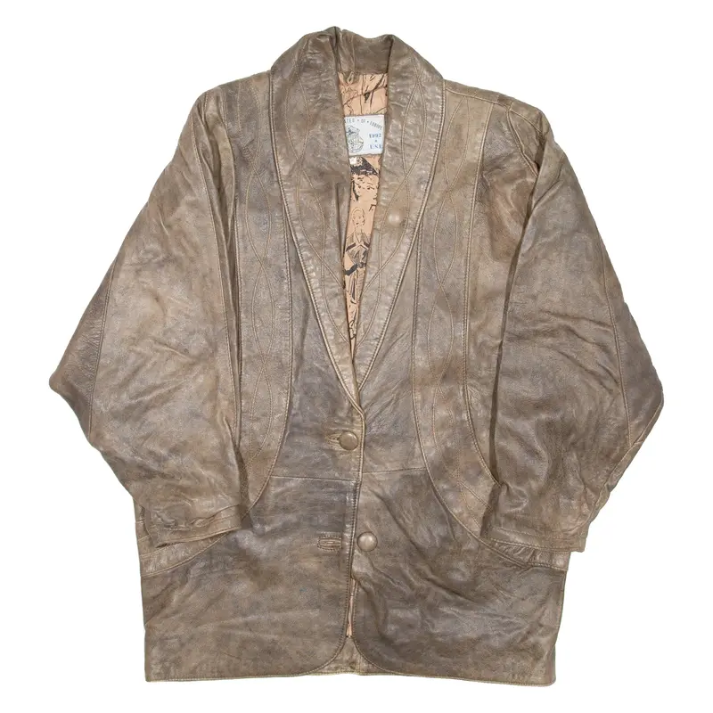 Womens Blazer Jacket Brown S 1